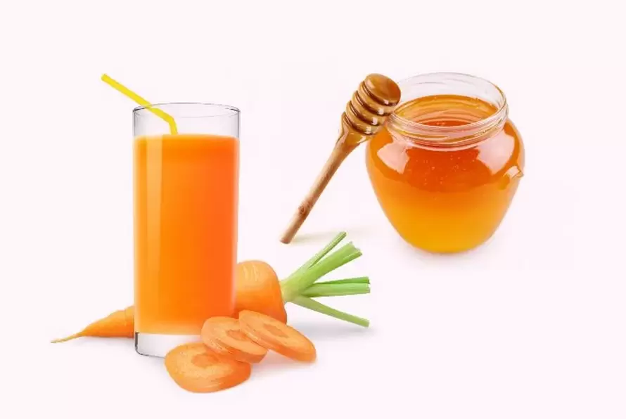 zanahorias y miel para el rejuvenecimiento de la piel